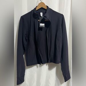 NWT- 90 Degrees by Reflex Full Zip Up Jacket, XL, Black